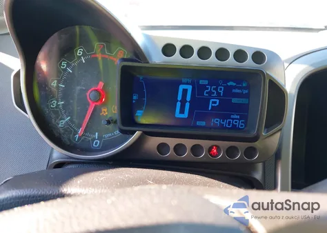 2012 Chevrolet Sonic 2Lt из США, поврежденный, VIN 1G1JC6SH2C4137111